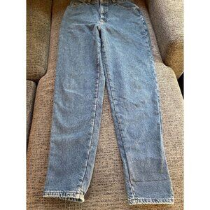 Vintage High-Waisted Women’s 14 Tall Relaxed Fit  Lined Denim Jeans